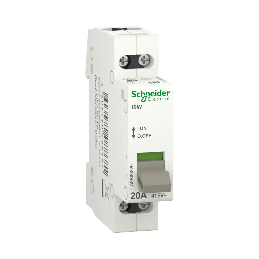 [A9S60220] Schneider Electric Switch Acti9 iSW, 2 Poles, 20 A 415V