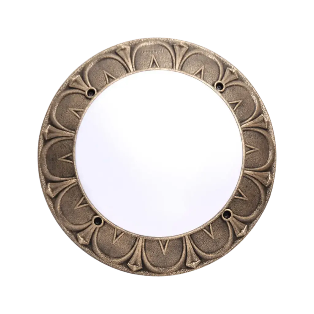 Fumagalli Rita Round Bulkhead Lamp In Classic Style Painted Bronze