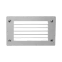 Fumagalli Leti 200 Recessed Wall Lamp With Rectangular Shape 3w 410 lm Warm Light Grey Body