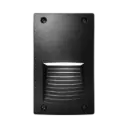 Fumagalli Leti 200 Recessed Wall Lamp With Rectangular Shape 3w 410 lm Warm Light Black Body