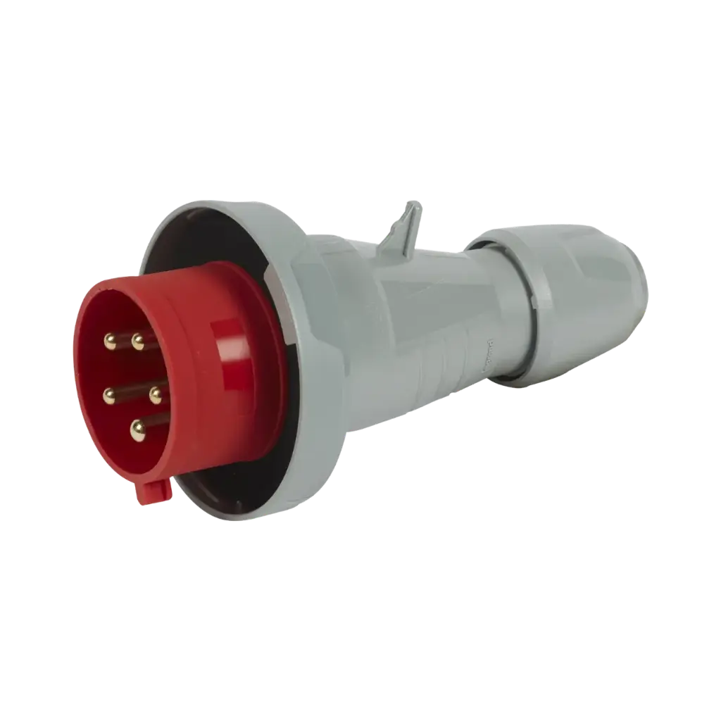 [555439] Legrand Straight Plug P17, IP66/67 - 380/415 V~ - 32 A, 3P+N+E 