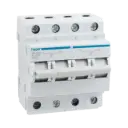 Hager Centre Off Modular Changeover Switch with Top Common Point 2 Poles 63A