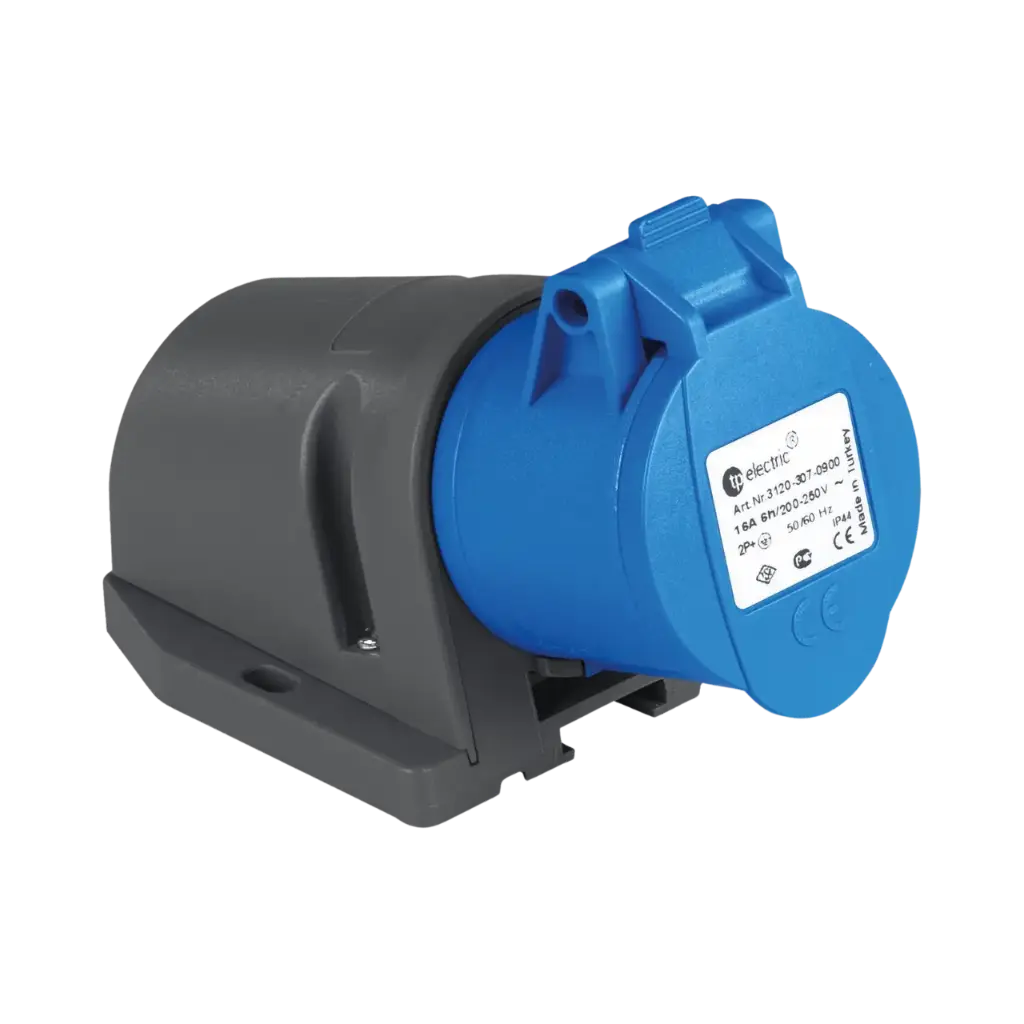 TP Electric Surface Mount Socket Outlet 16A 3P IP44