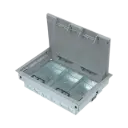 Legrand  Compartment Contractor Floor Box 85mm with ABS Lid and Trim