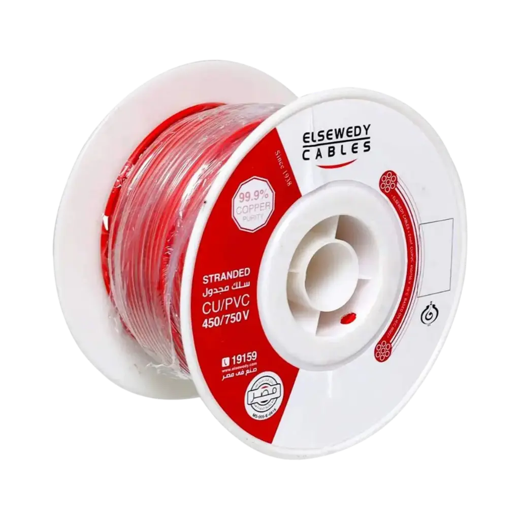 Elsewedy Single Core CU/PVC Stranded Copper Wire 3 mm