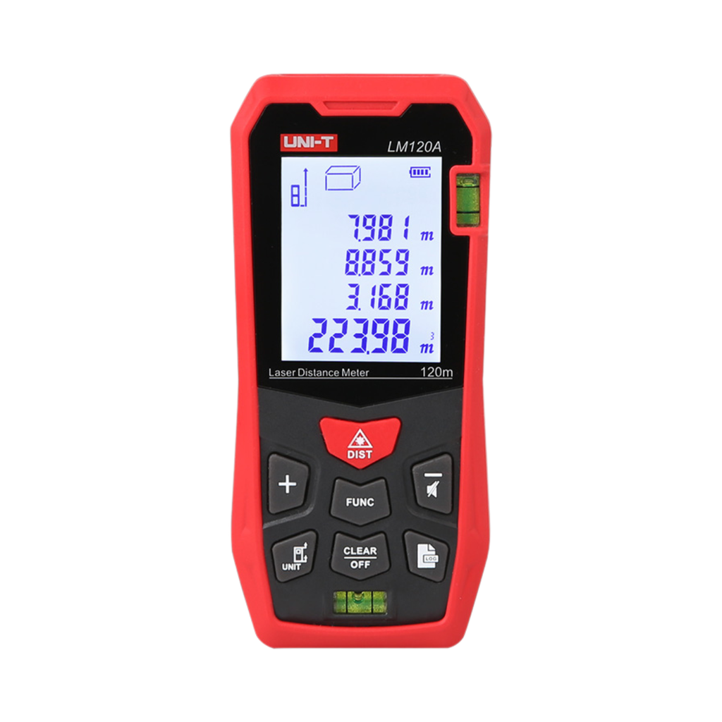 Uni-T Laser Distance Meter, Area, Volume, Addition and Subtraction 120 Meters