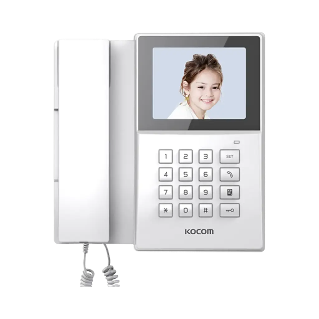 Kocom 4" Color Digital LCD Monitor, 5 Melody Selection
