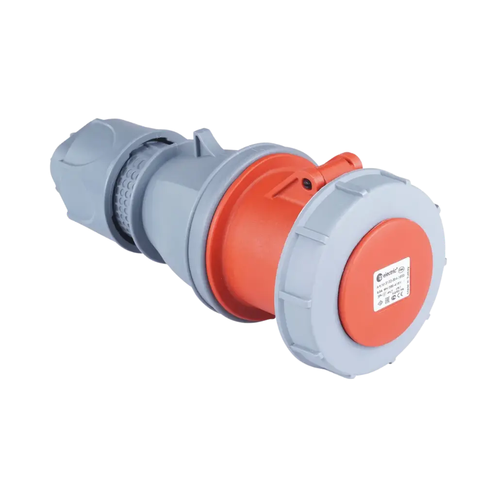 [3137-304-1600] TP Electric Connector Socket Outlet 125A 4 Poles Ip67