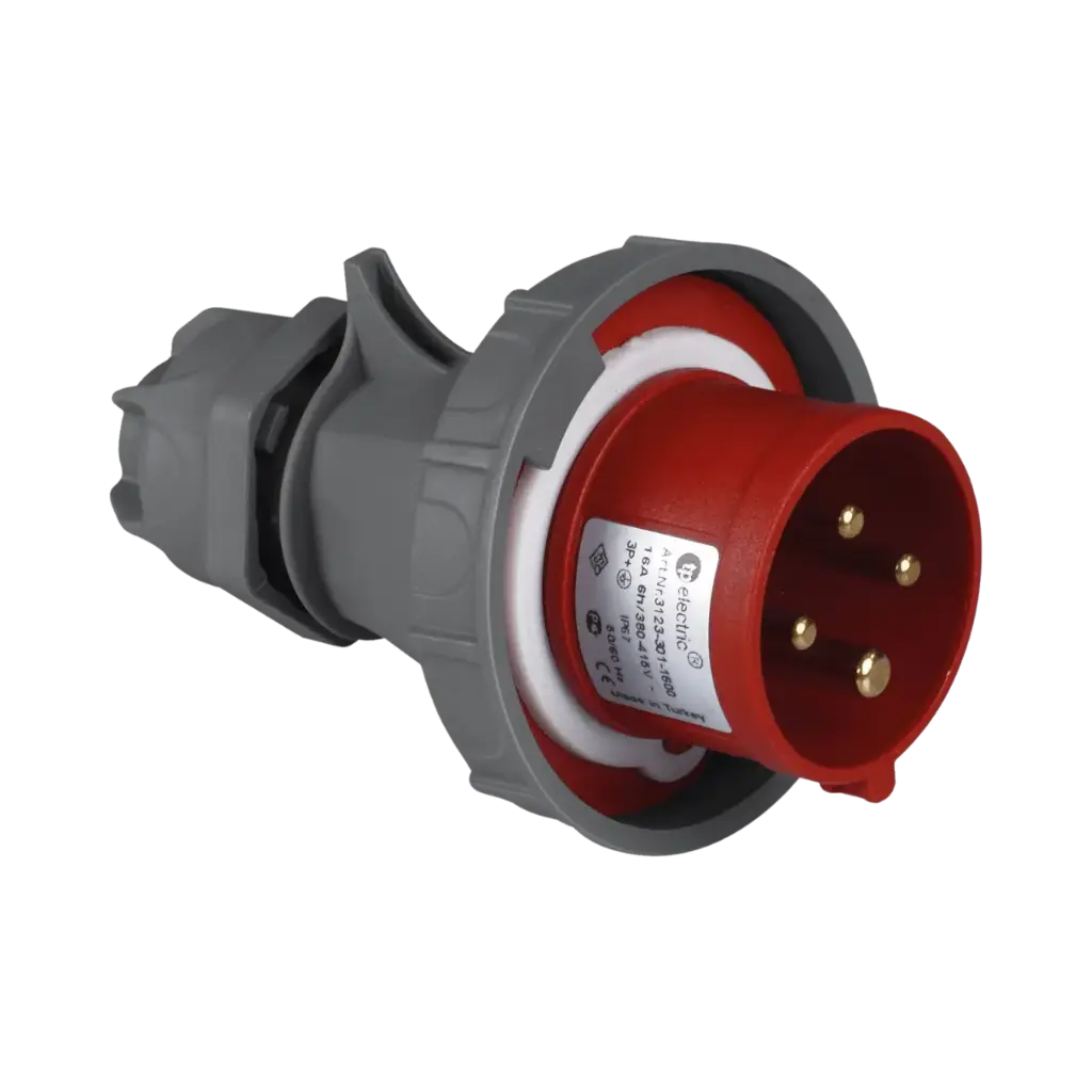 [3127-301-1600] TP Electric Plug Outlet 32A 4P IP67