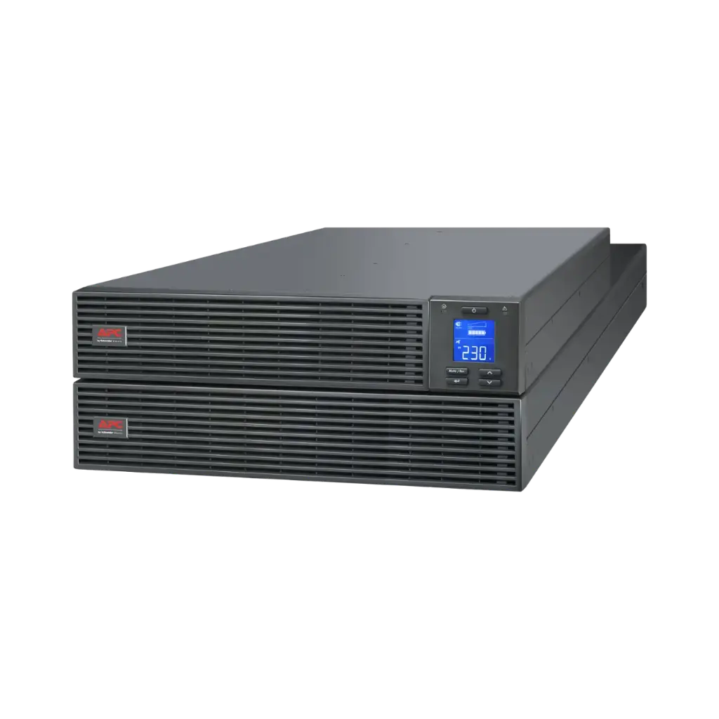 APC Easy UPS On-Line, 10kVA/10kW, Rackmount 4U, 230V, Hard Wire 3-wire(1P+N+E) Outlet, Intelligent Card Slot, LCD, W/O Rail Kit 