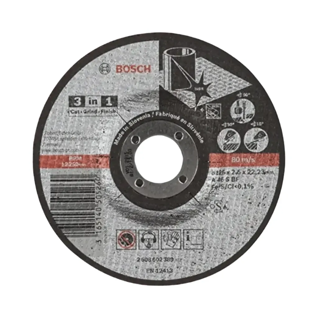 [2608602389] Bosch Grinding & Cutting Disc 5 Inch 3 mm