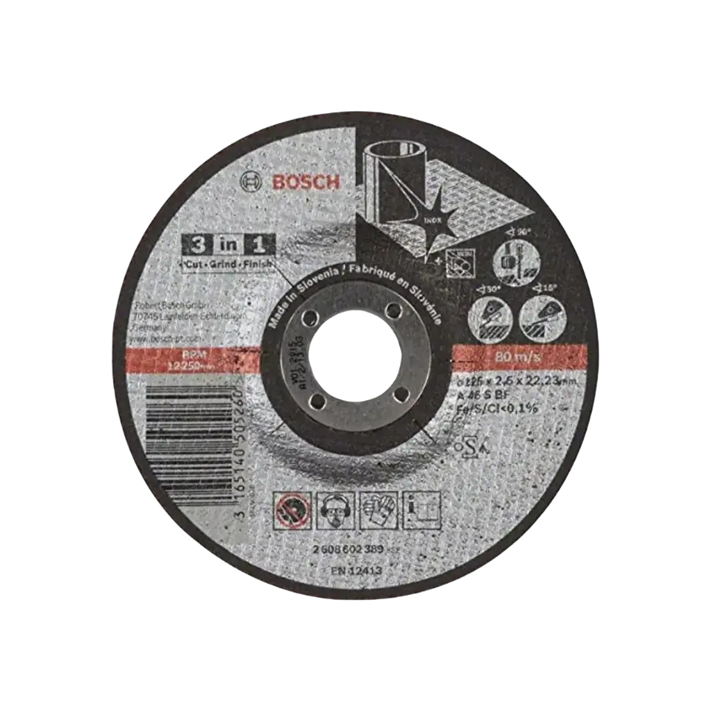 [2608602389] Bosch Grinding & Cutting Disc 5 Inch 3 mm