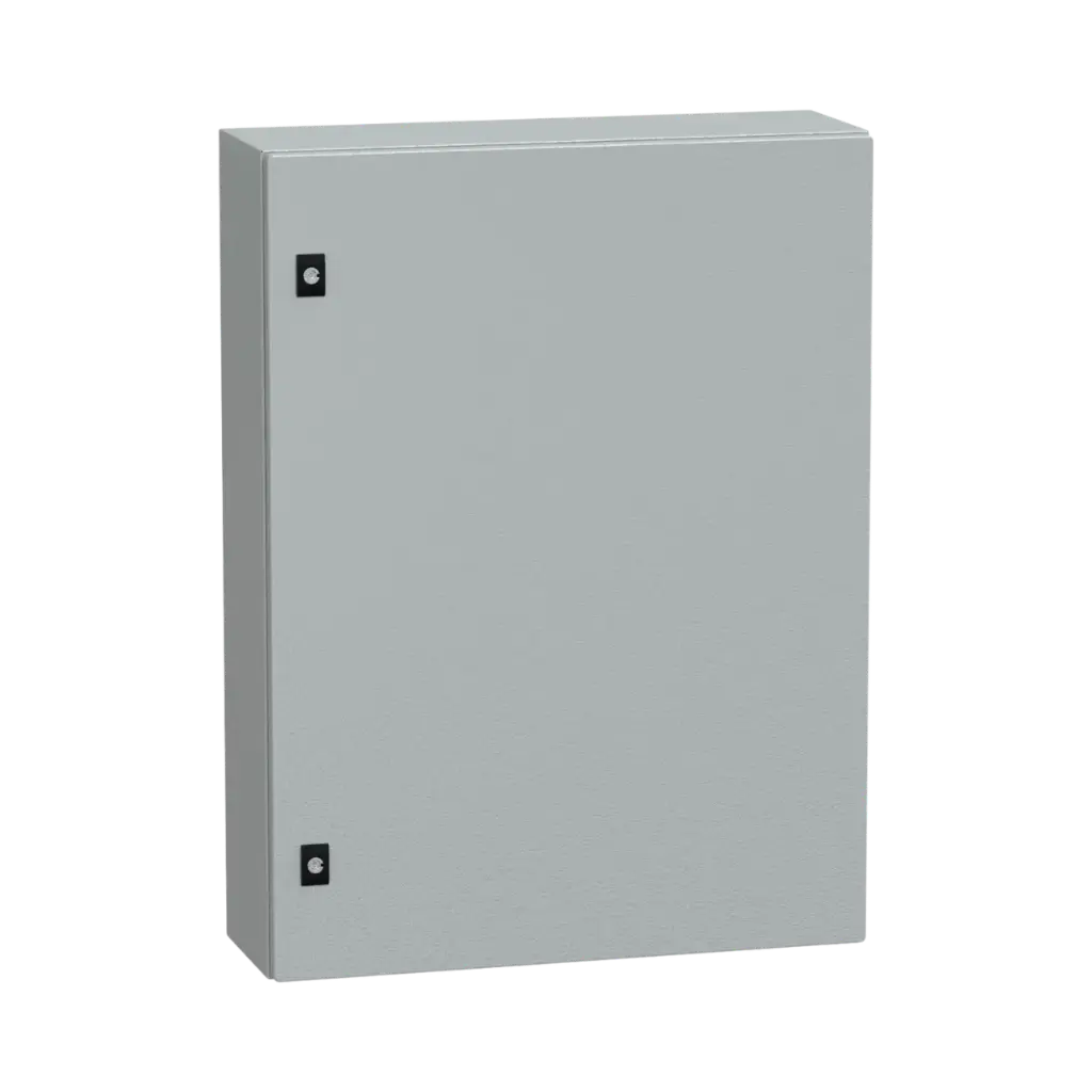 Schneider Electric Spacial CRN Plain Door w/o Mount. Plate. H800xW600xD200 IP66 IK10 RAL7035.. 