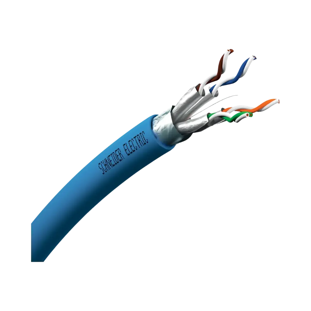 Schneider Electric Actassi Cable LAN F/FTP 4P Cat6A Euroclass D 550MHz LSZH 500m