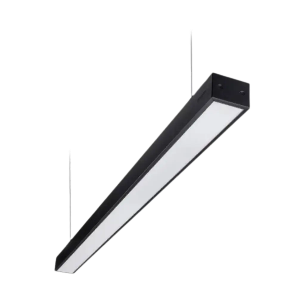 [911401833382] كشاف لينير ليد معلق 28 وات اضاءة كوول بجسم اسود سمارت برايت فيليبس