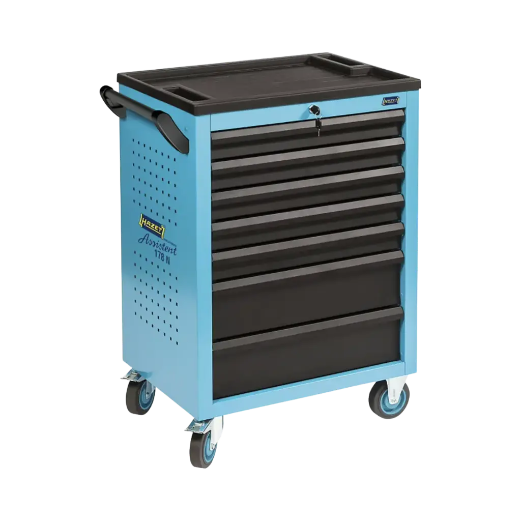 Hazet Tool Trolley Assistent 178N-7 Single 7 Drawers Total 781*498*1039 mm