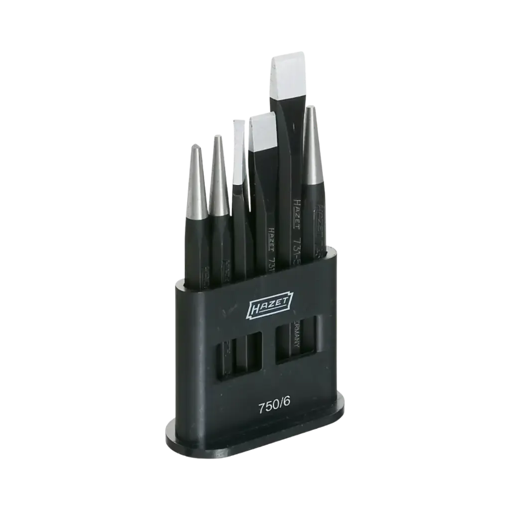 Hazet Chisel Drift Punch Centre Punch Set 6-Pieces, Variant A