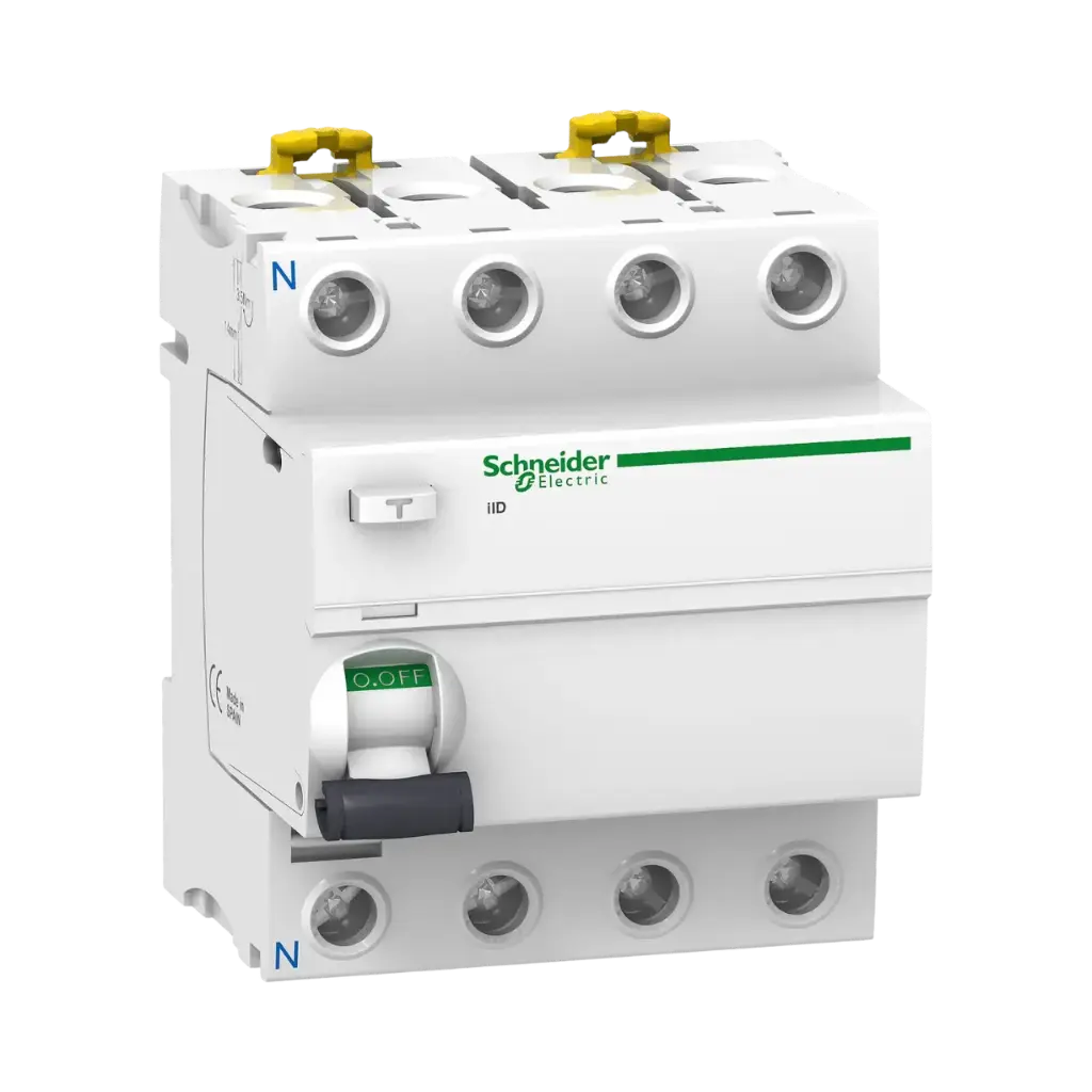 Schneider Electric Acti 9 iID RCCB, 4P, 100A, 30mA Type AC