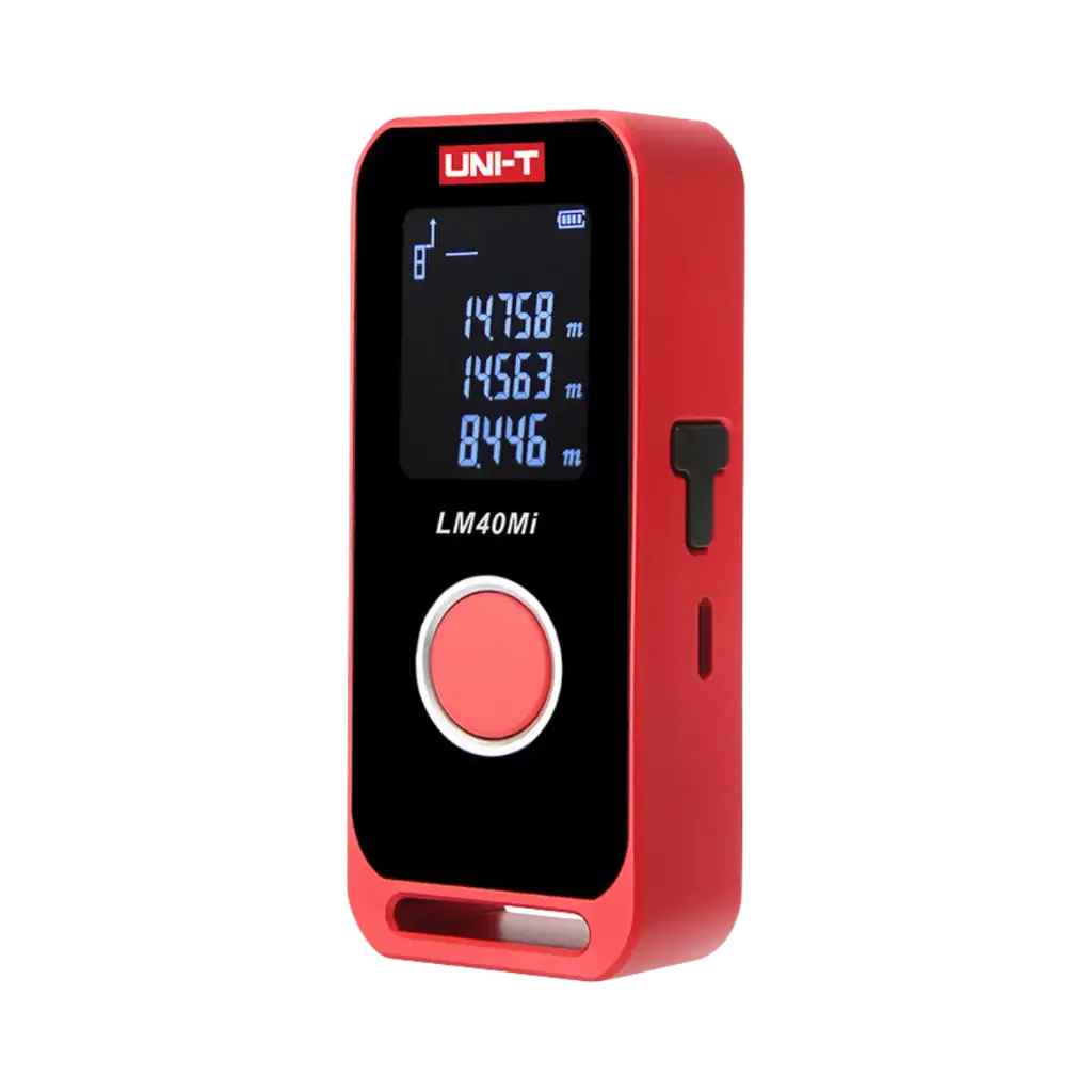 Uni-T Mini Laser Distance Meter With Hard Metal Shell, Range 0.05~40 Meters