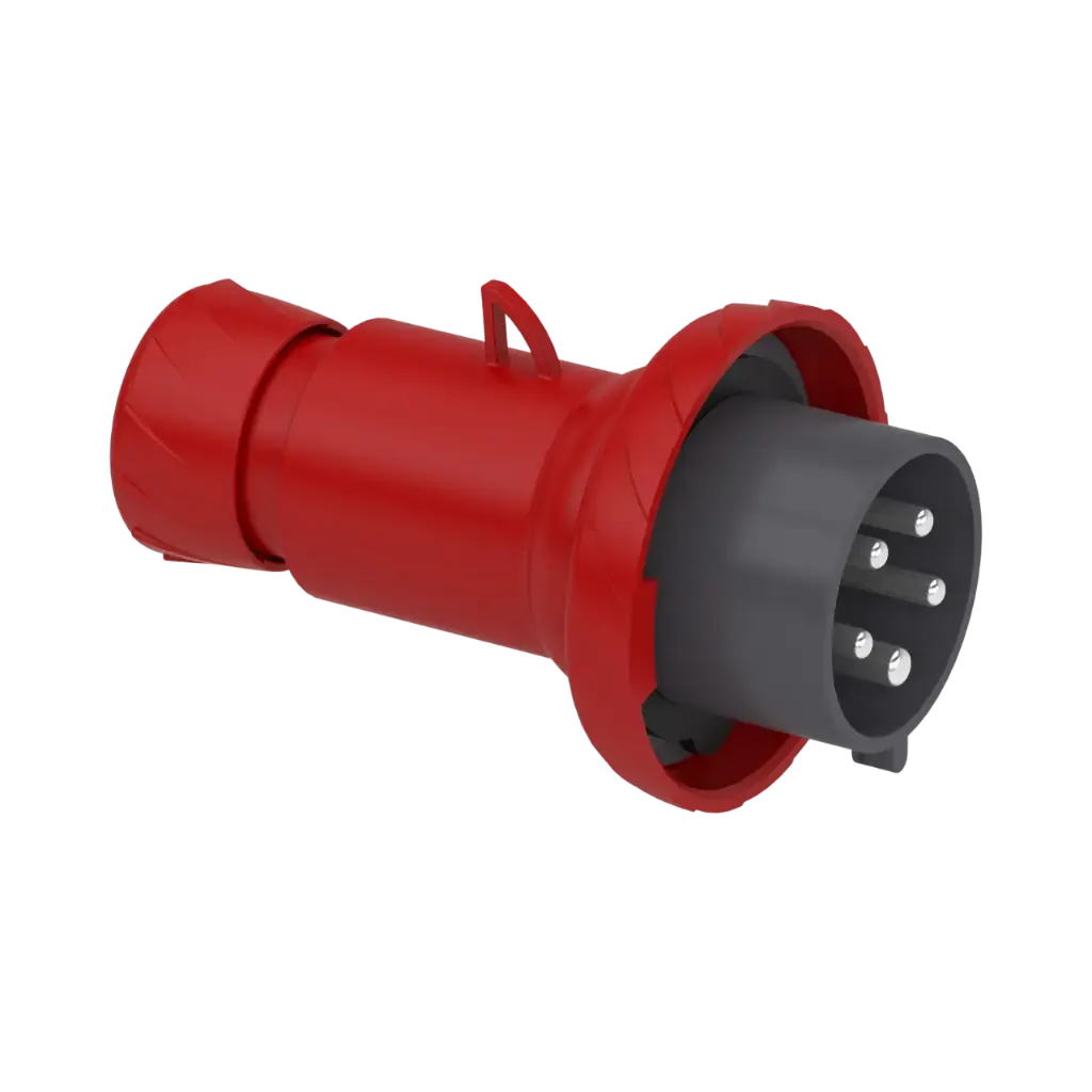 Schneider Electric PratiKa Wander Plug - Straight, 32A - 3P+N+E - 380...415 V AC IP67