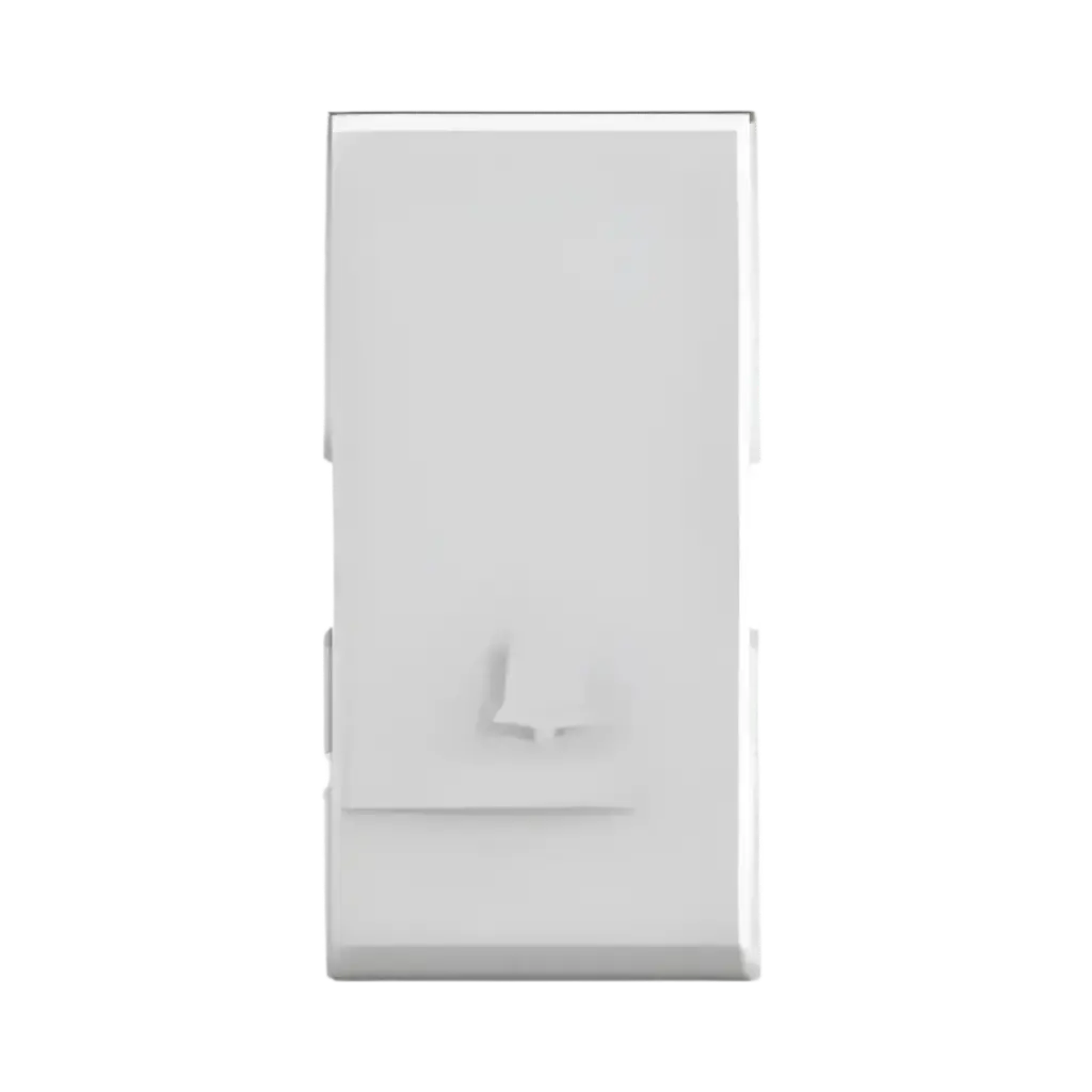 Bticino Pushbutton 1P (NO) 10 A 250 Va.c. with Bell Symbol White Forma Max