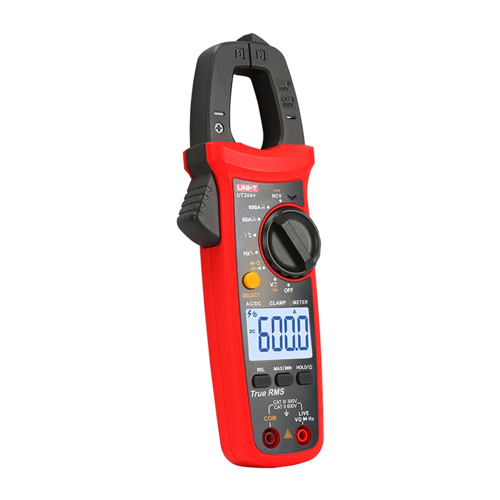 Uni-T Digital Clamp Meter 400A AC/DC True RMS, Resistance, Capacitance and Tempreature