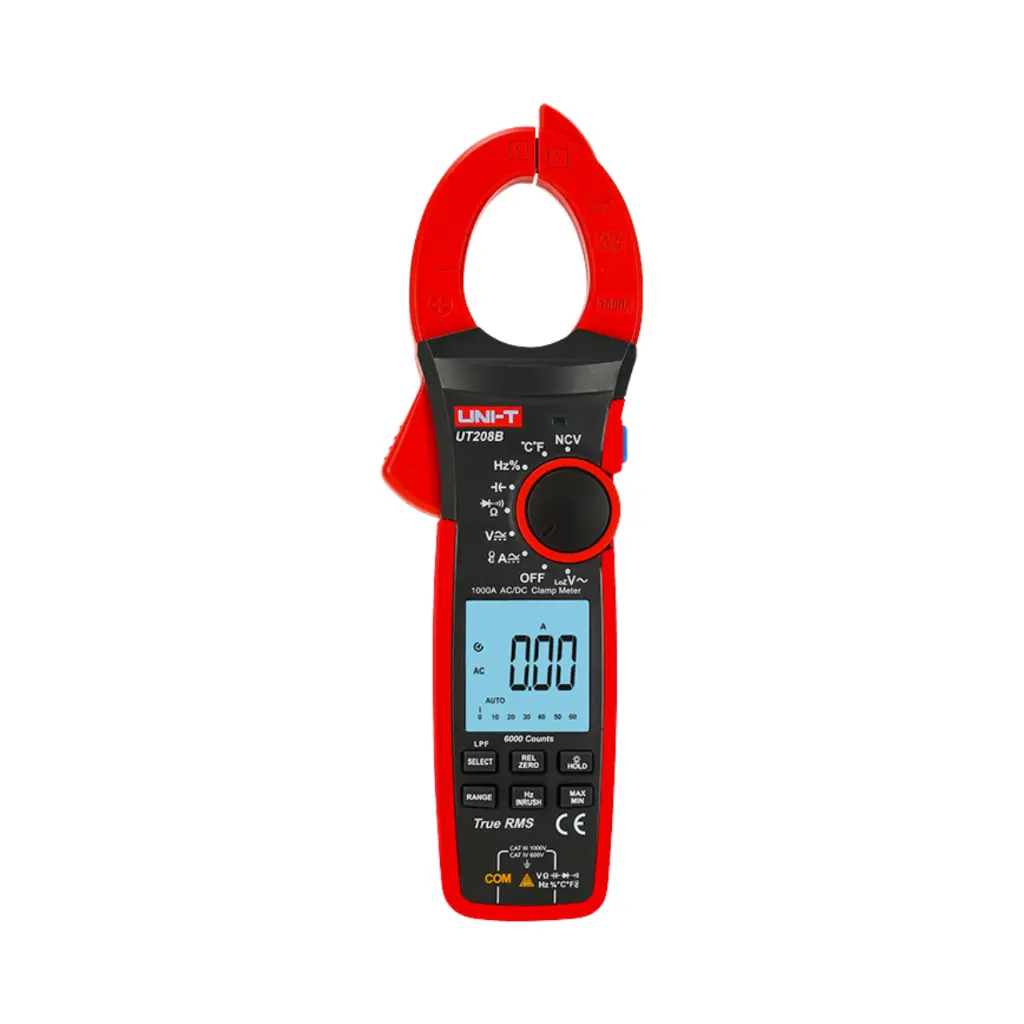 Uni-T Digital Clamp Meter 1000A True RMS and High Precision Tempreature Measurement