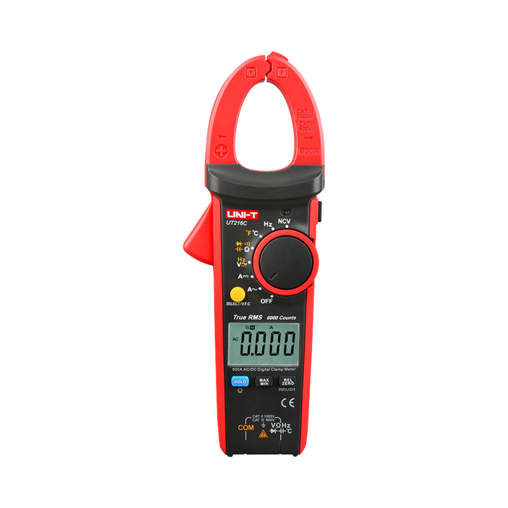 Uni-T Digital Clamp Meter For High Frequency Currents Up to 400Hz For Server Rooms and IT Systems