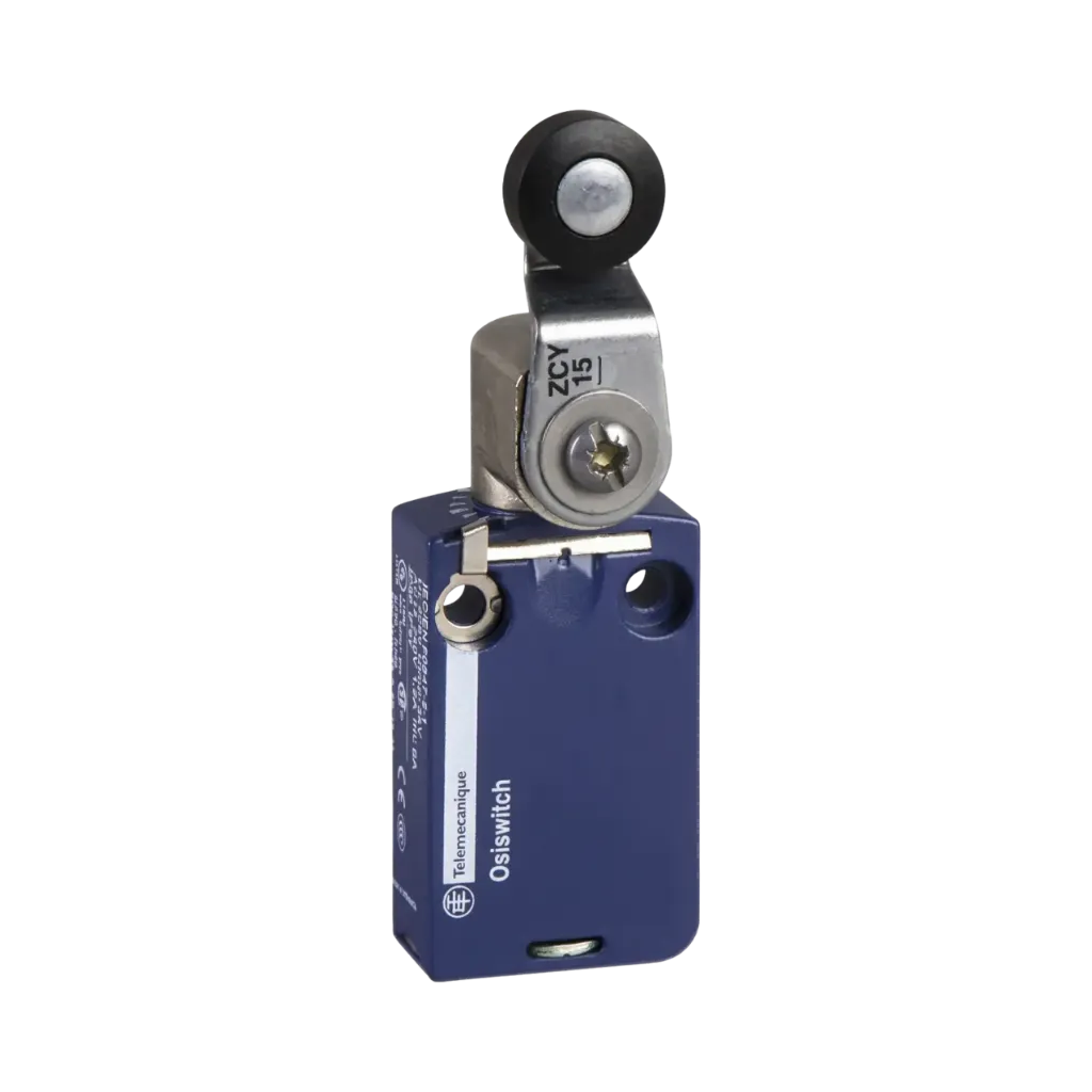 [XCMD2115L1] Telemecanique Limit Switch XC Standard, XCMD, Thermoplastic Roller Lever, 1NC+1 NO, Snap, 1 m 
