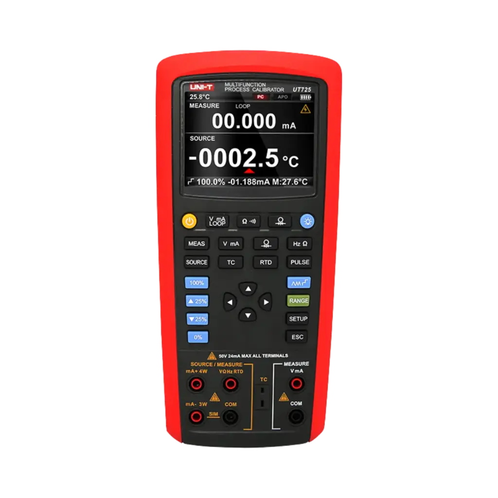 [UT725] Uni-T Multifunction Process Calibrator, Temperature And Loop Process Calibrator Function