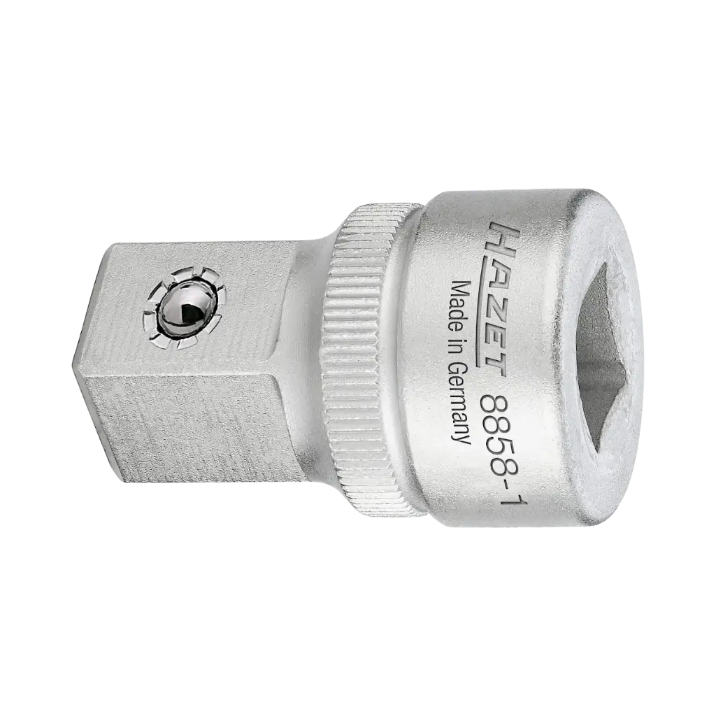 [8858-1] Hazet 3⁄8″→1⁄2″ Amplifier Length 36 mm 3⁄8″ Square Hollow 1⁄2″ Square Solid