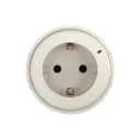 Venus Socket-Outlet, 2P+E, 16A, Schuko, With Lamp, Socket Power Track, Gold GM9RN/16/G3
