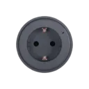 Venus Socket-Outlet, 2P+E, 16A, Schuko, With Lamp, Socket Power Track, Black GM9RN/16/H