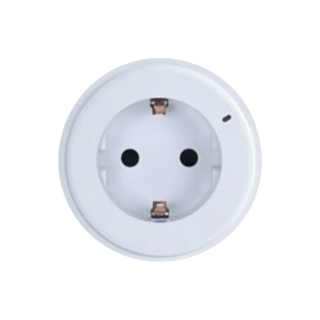 Venus Socket-Outlet, 2P+E, 16A, Schuko, With Lamp, Socket Power Track, White GM9RN/16
