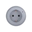 Venus Socket-Outlet, 2P+E, 16A, Schuko, With Lamp, Socket Power Track, Grey GM9RN/16/DS