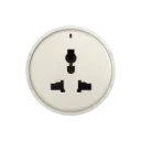 Venus Universal Socket, With Lamp, Socket Power Track, Gold 9MDN8G/HZ/16/3G