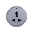 Venus Universal Socket, With Lamp, Socket Power Track, Grey 9MDN8G/HZ/16/DS