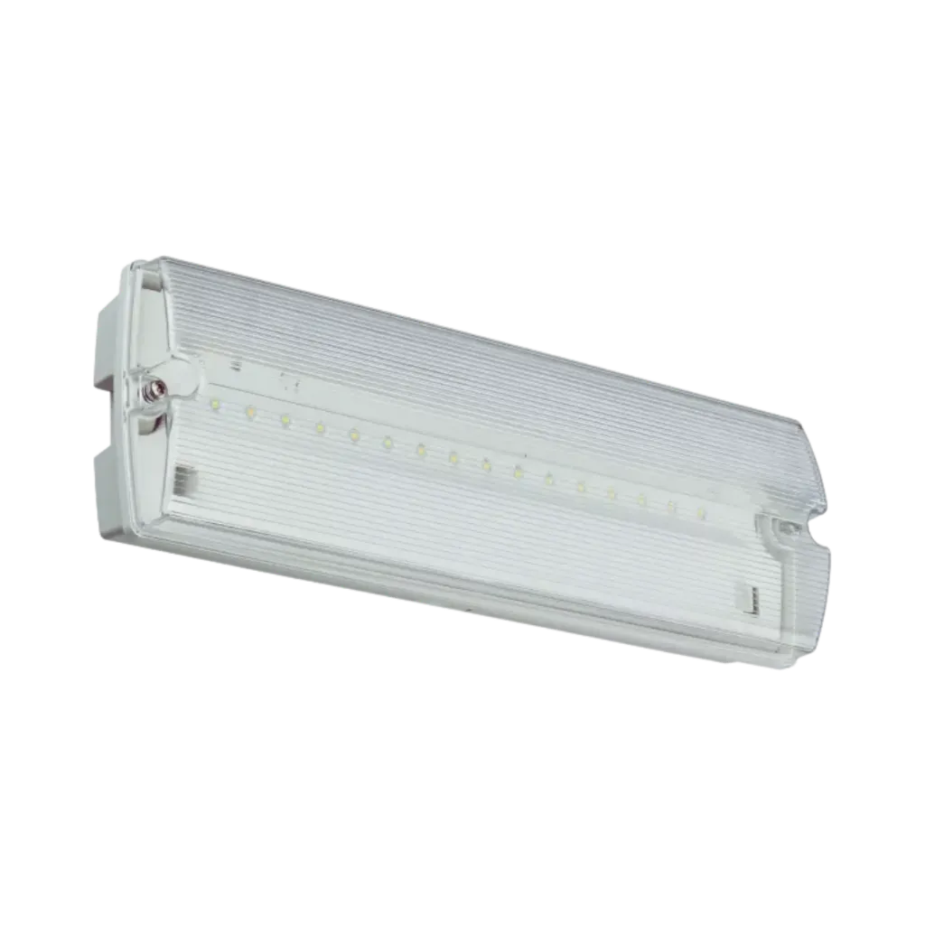 [911401525943] Philips Emergency Light LED Bulkhead, 3.5 W, 150 lm, 6500 K, Clear, IP40 | Wire-protected EM121C