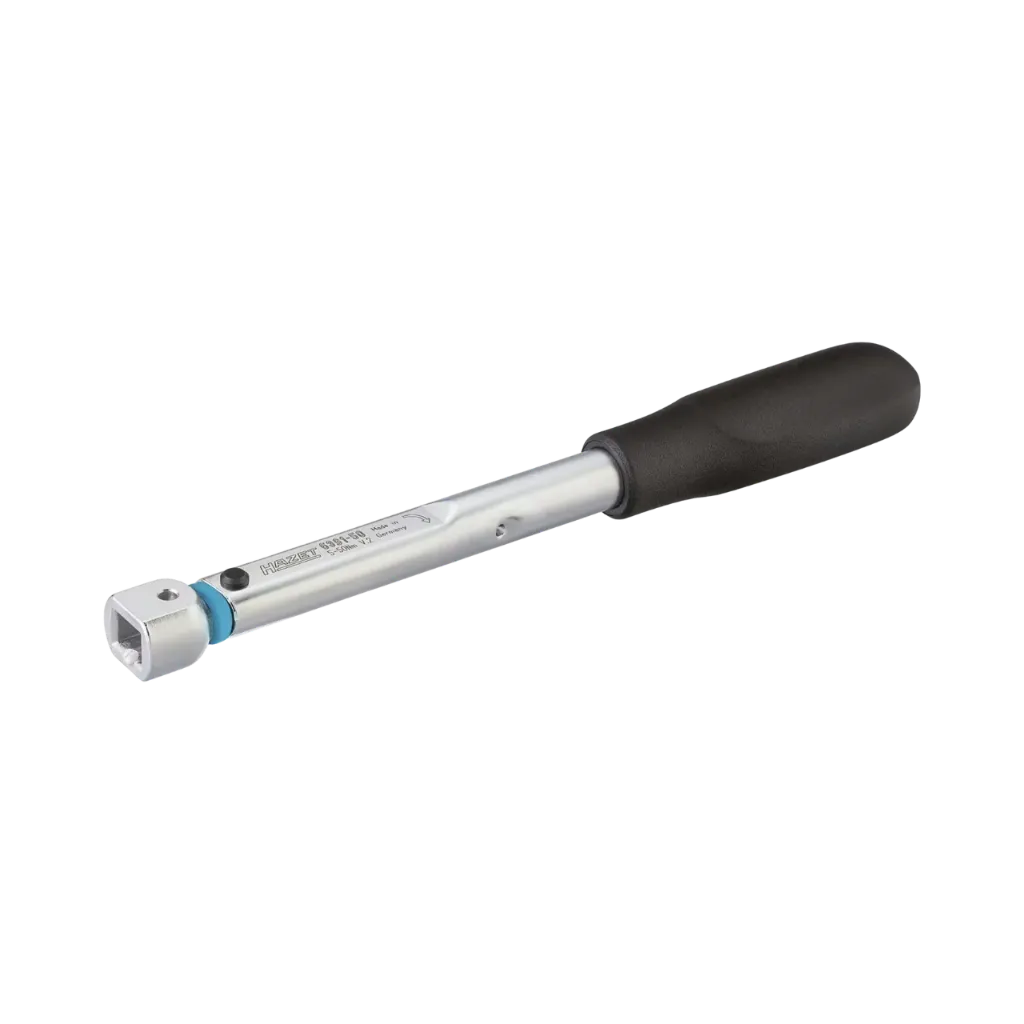[6391-50] Hazet Torque Wrench 9*12mm Insert Square Hollow 241mm, 5-50 Nm ±2%