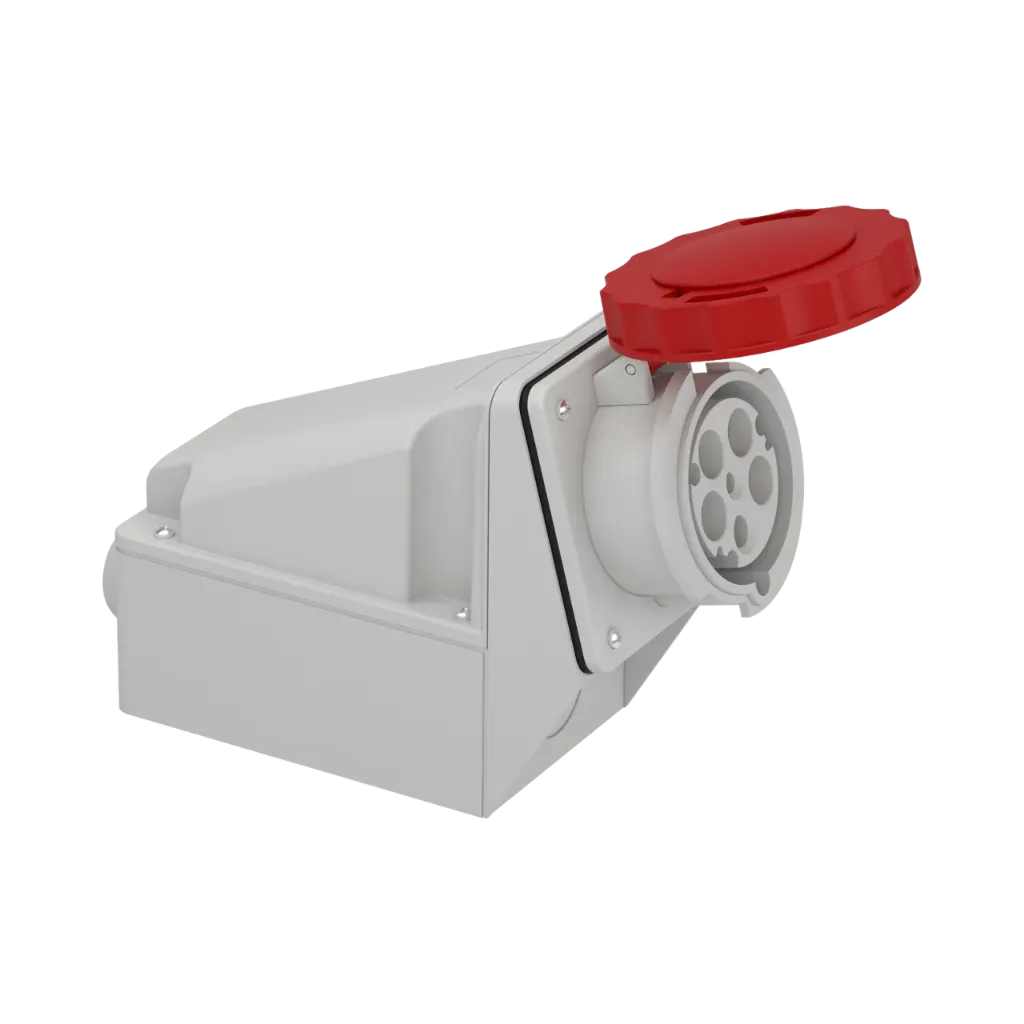 [81183] Schneider Electric PratiKa Industrial Socket, 63A 3P+E+N, 380...415 V AC IP67