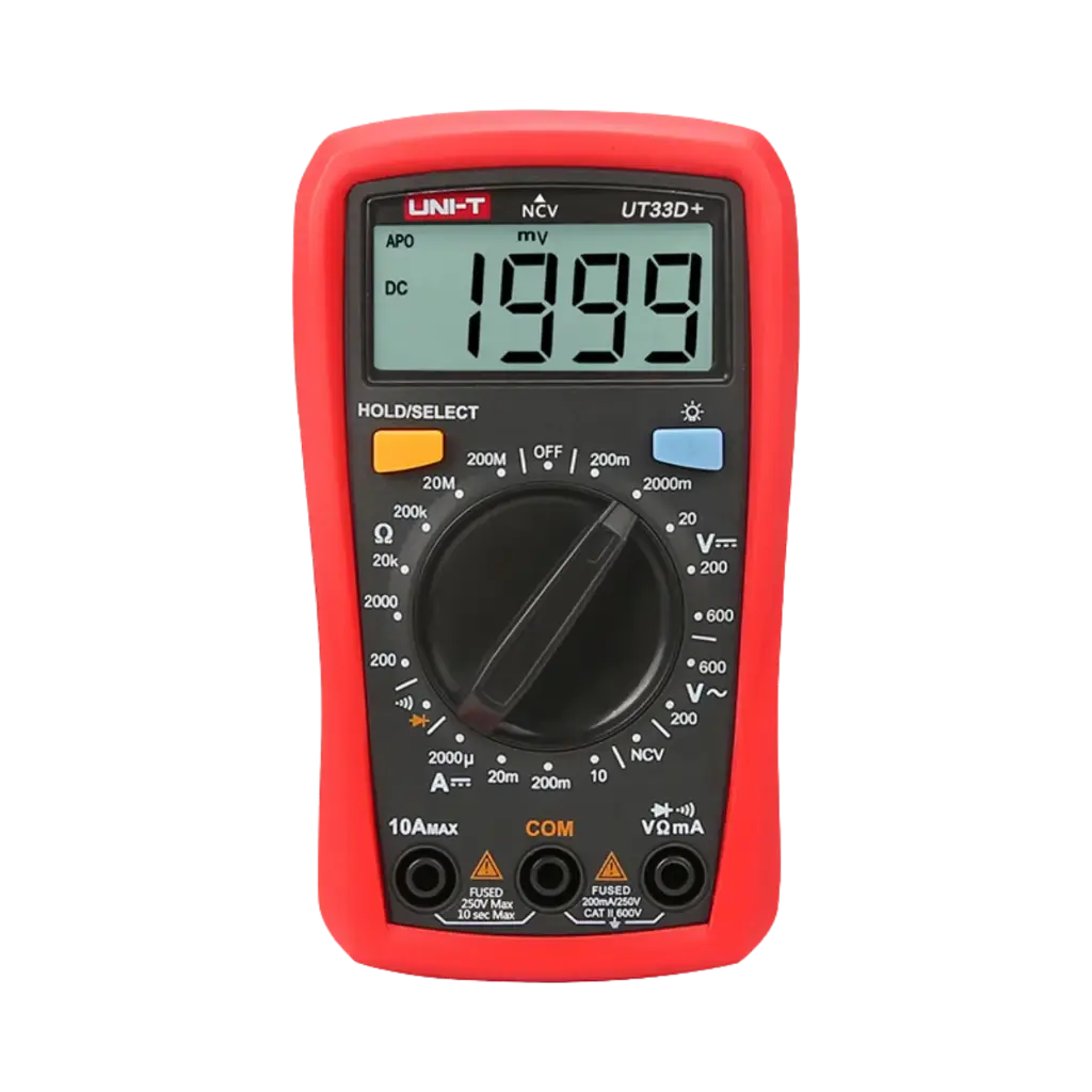 Uni-T Palm Size Multimeter AC/DC 600v UT33D+