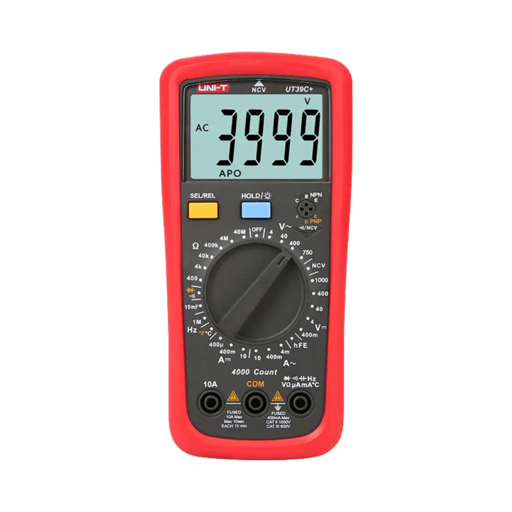 [UT39C+] Uni-T Digital Multimeter 1000v DC/750v AC + Tempreature