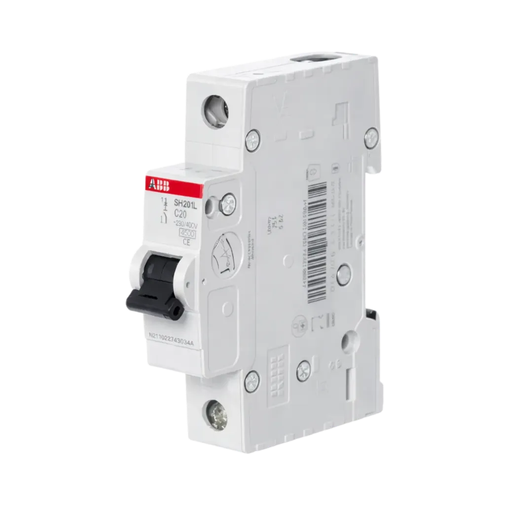 [2CDS241001R0254] ABB Miniature Circuit Breaker SH201 L-C 25 1P, 25 (AC) 4.5 kA