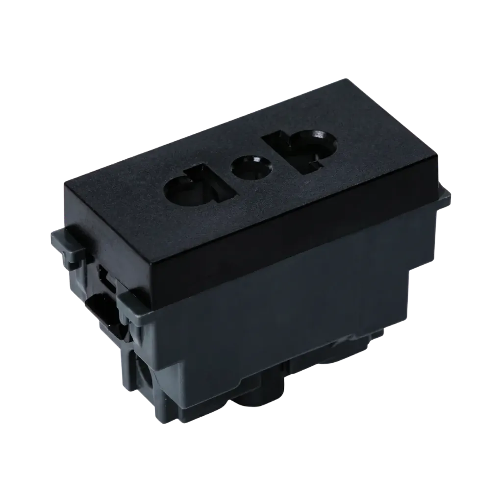 Venus Bombay Euroamerican Socket 16 A Black J-Venus J55E