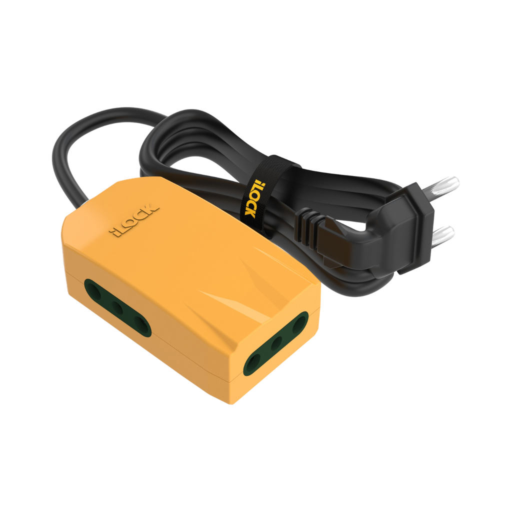 [6224009746743] iLock Mini Power Strip 3 Outlets 3 Meter Cable