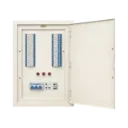 Venus Jumbo Decorative Distribution Board, 18-24 Ways-Plastic Base & Face, Off-White Matte