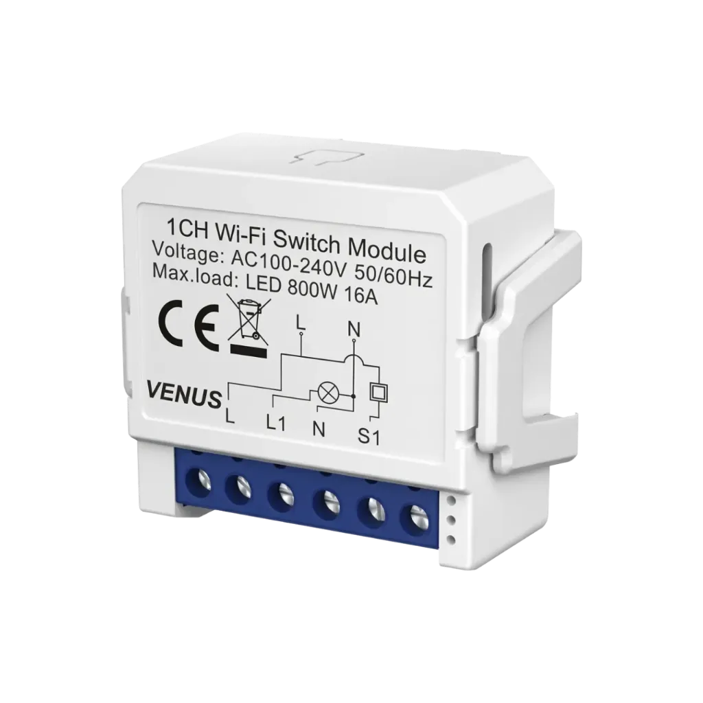 Venus Smart Light Switch, 3-Gang, Wi-Fi Control