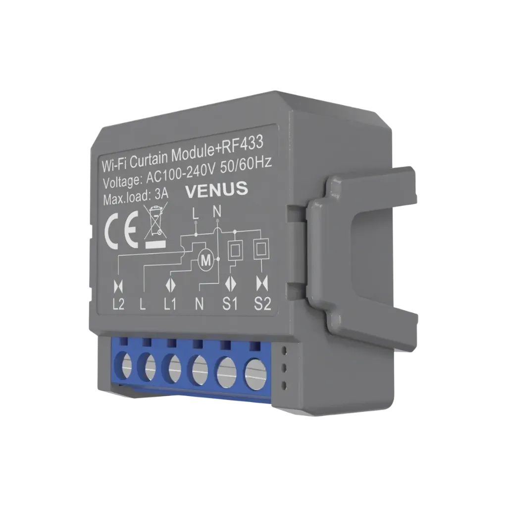 [25070] Venus Smart Curtain Switch, Wi-Fi Connectivity V1WC