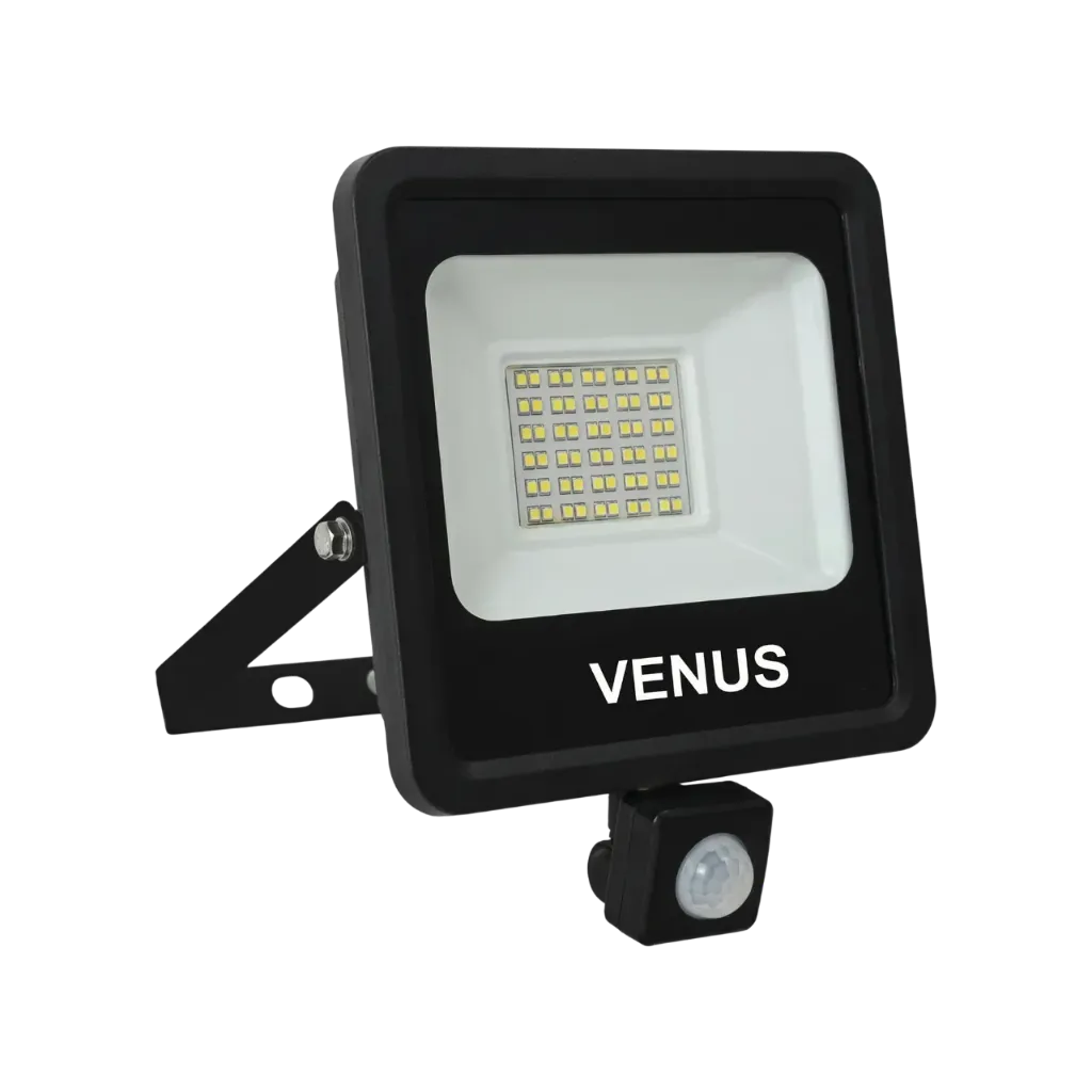 Venus LED Floodlight With Motion Sensor 50W 4250LM IP65 6500K