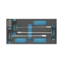 Hazet Nut-driver Set With T-handle 3-Pieces 1/3 8,10,13 Outside Hexagon Profile